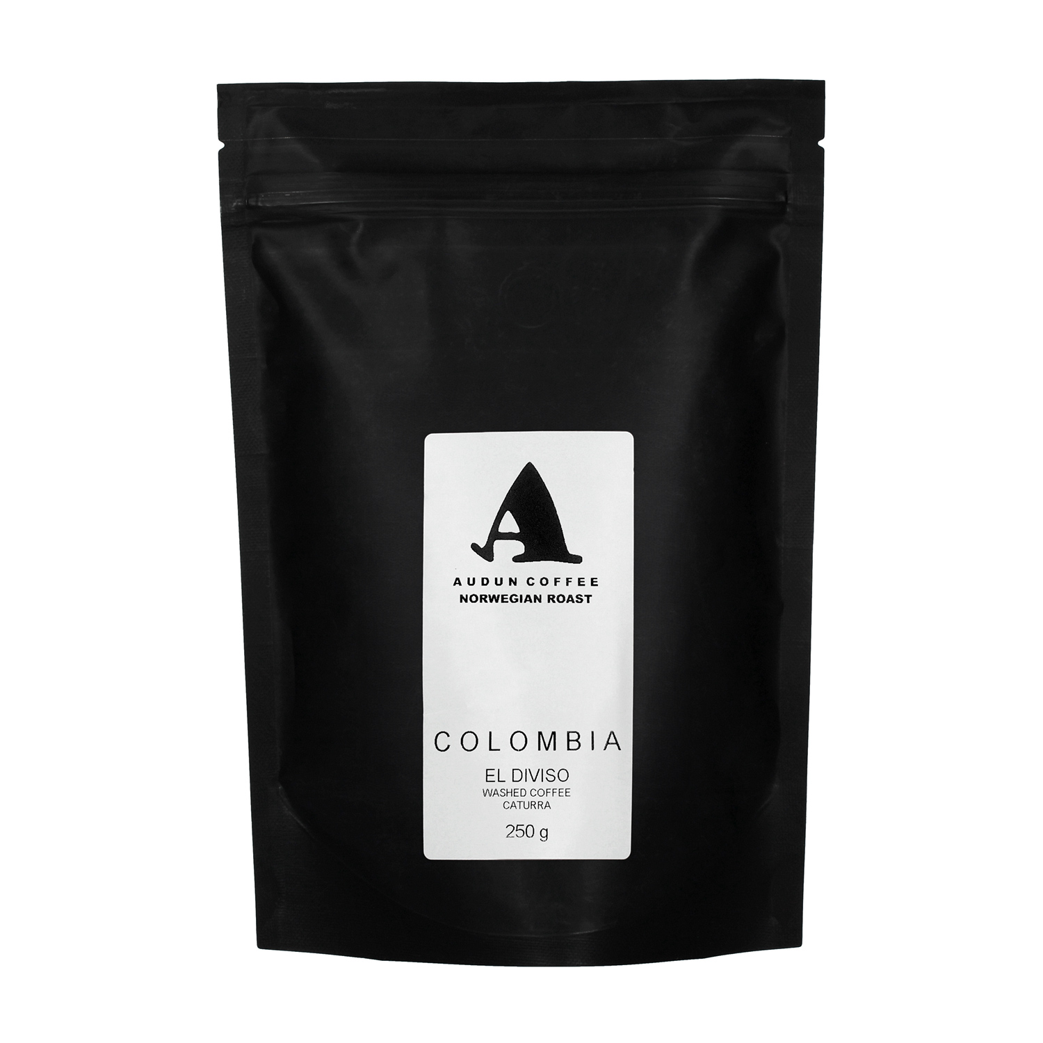 Audun Coffee - kawa ziarnista Kolumbia El Diviso Washed Filter 250 g