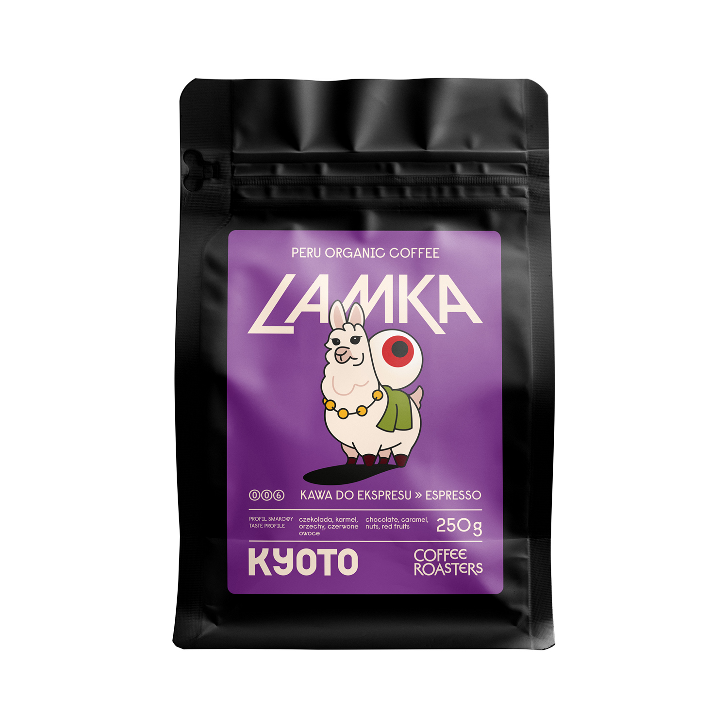 KYOTO - kawa ziarnista Peru Lamka Washed Espresso 250 g