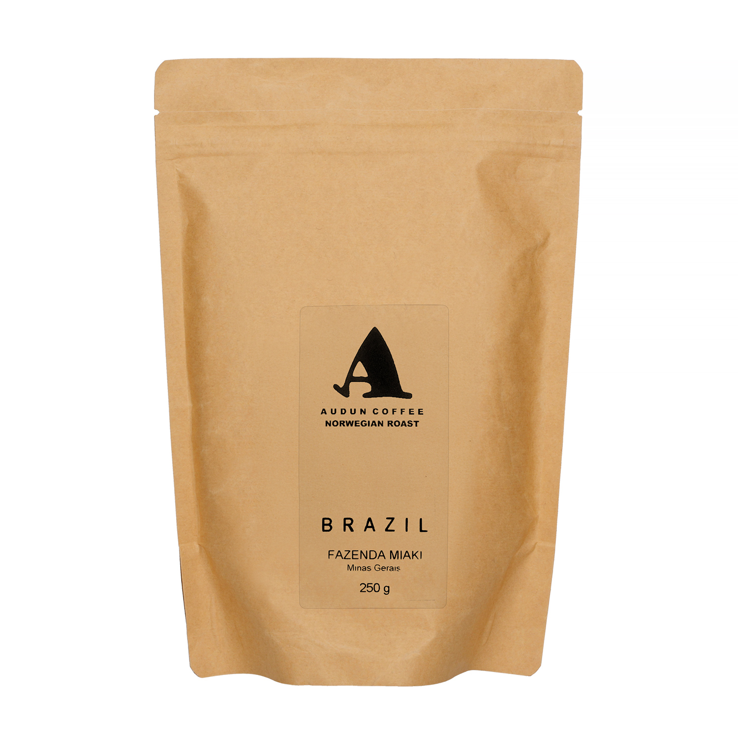 Audun Coffee - kawa ziarnista Brazylia Fazenda Rainha Miaki Filter 250 g